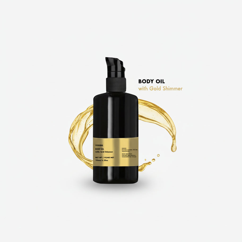 Body oil gold