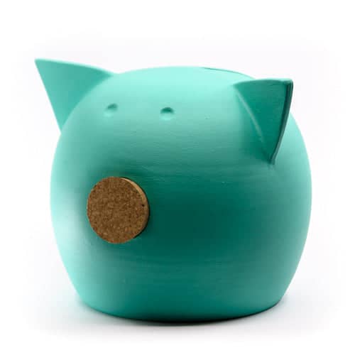 Pușculiță porcușor albastru-economisește cu stil